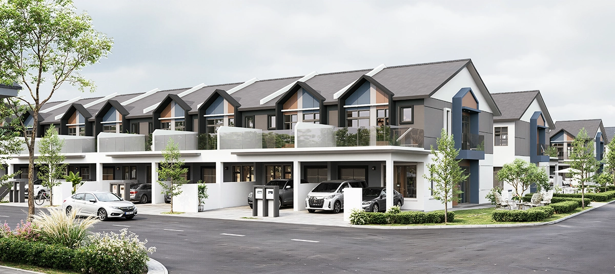 Bandar Layangkasa double-storey terrace houses, artist's impression
