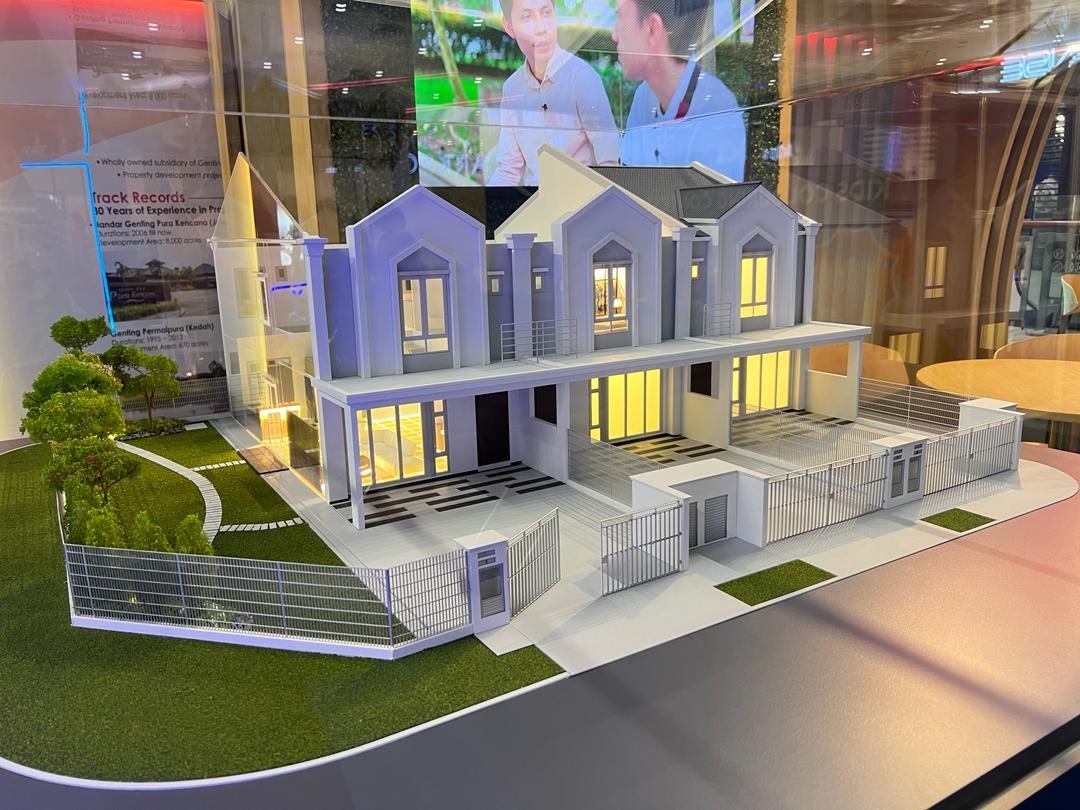 Double storey terrace houses at M Tiara, Skudai