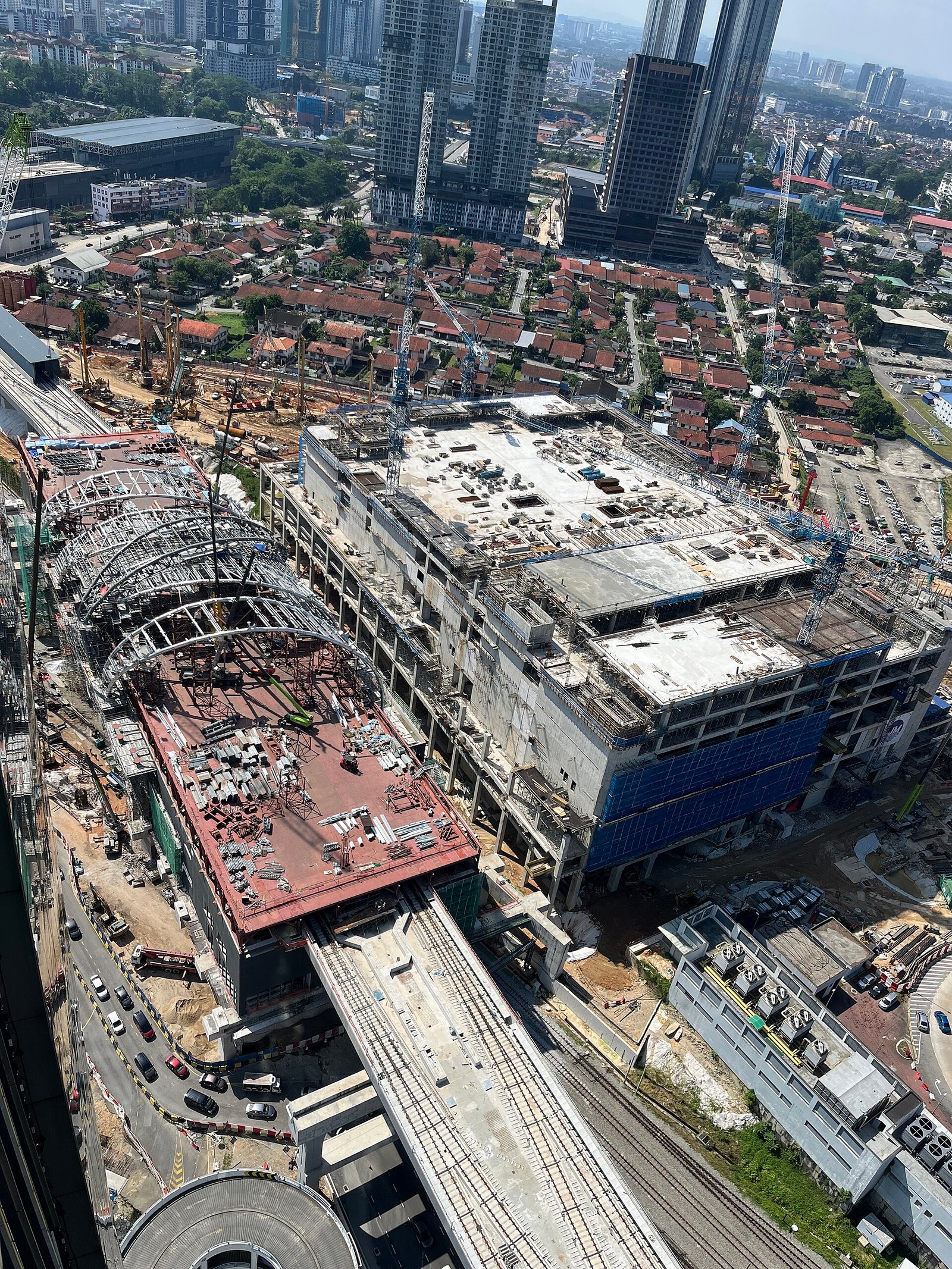 RTS Link Bukit Chagar station in Johor Bahru, July 2025