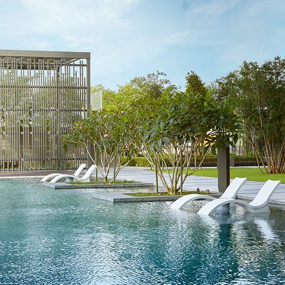 Paloma Serviced Residences 泳池区
