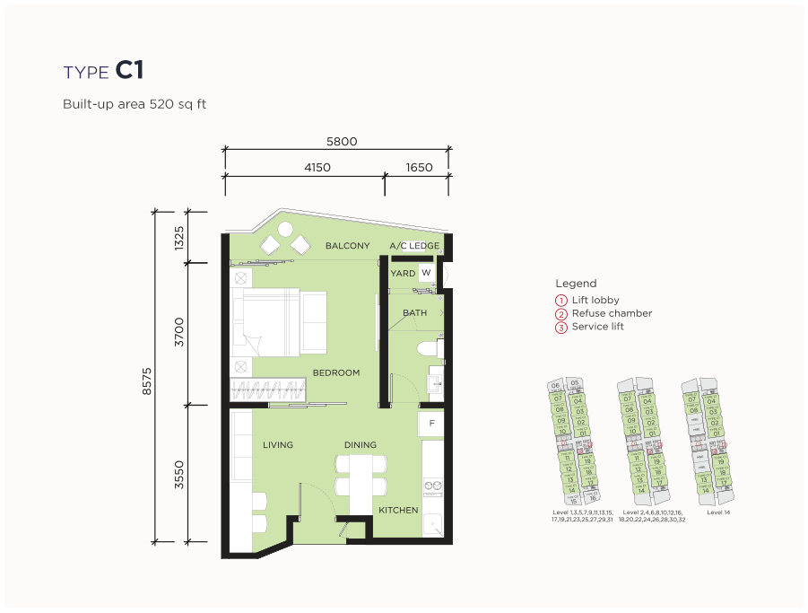 Almas Suites – Type C1