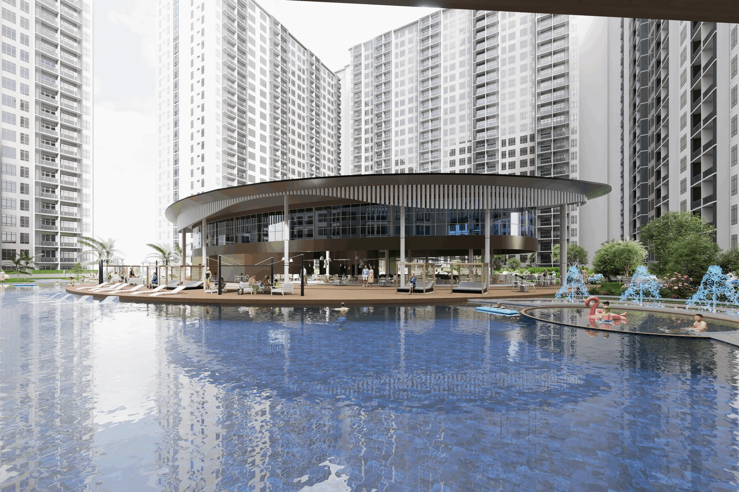 D'Secret Garden 2 主泳池的艺术构想图