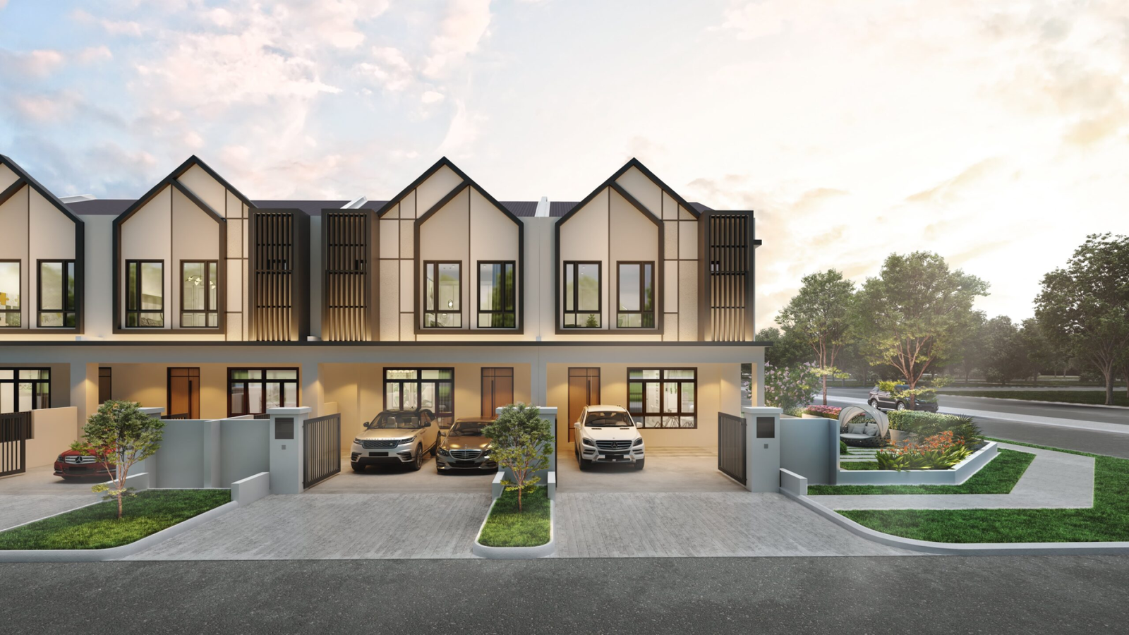 Ilustrasi artis rumah Tipe A di Astera @ Impian Hills