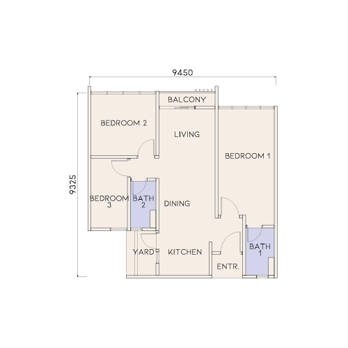 Avenue Residences – Type G(863 平方尺)