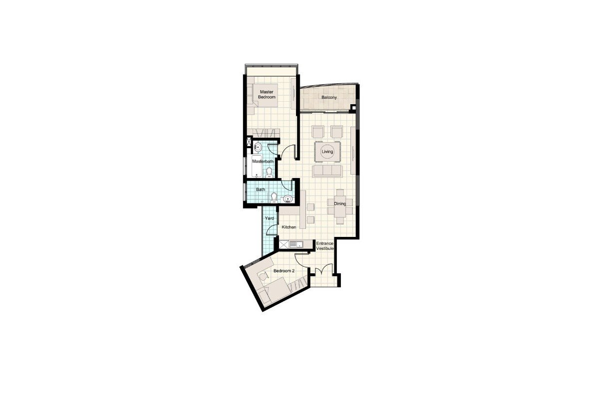 Sky Residence A1型平面图