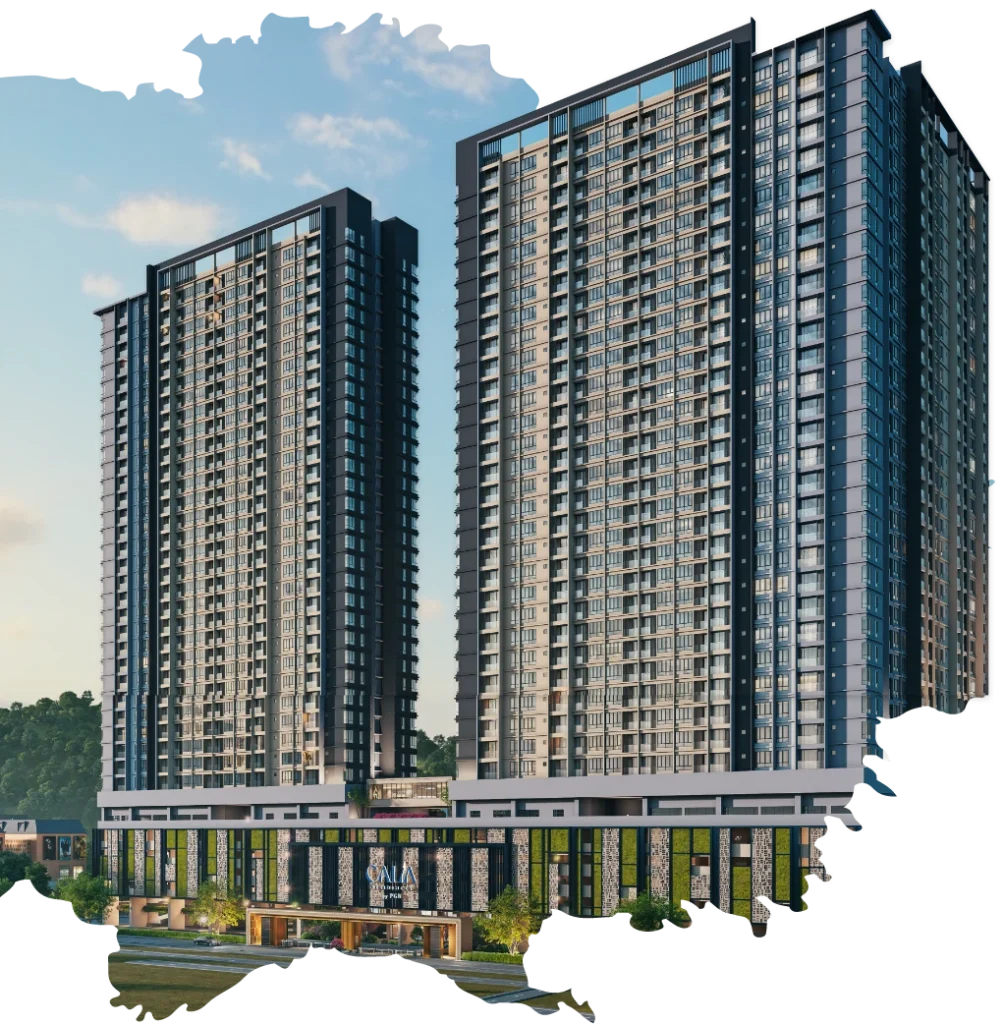 大楼外观（效果图），Calia Residences