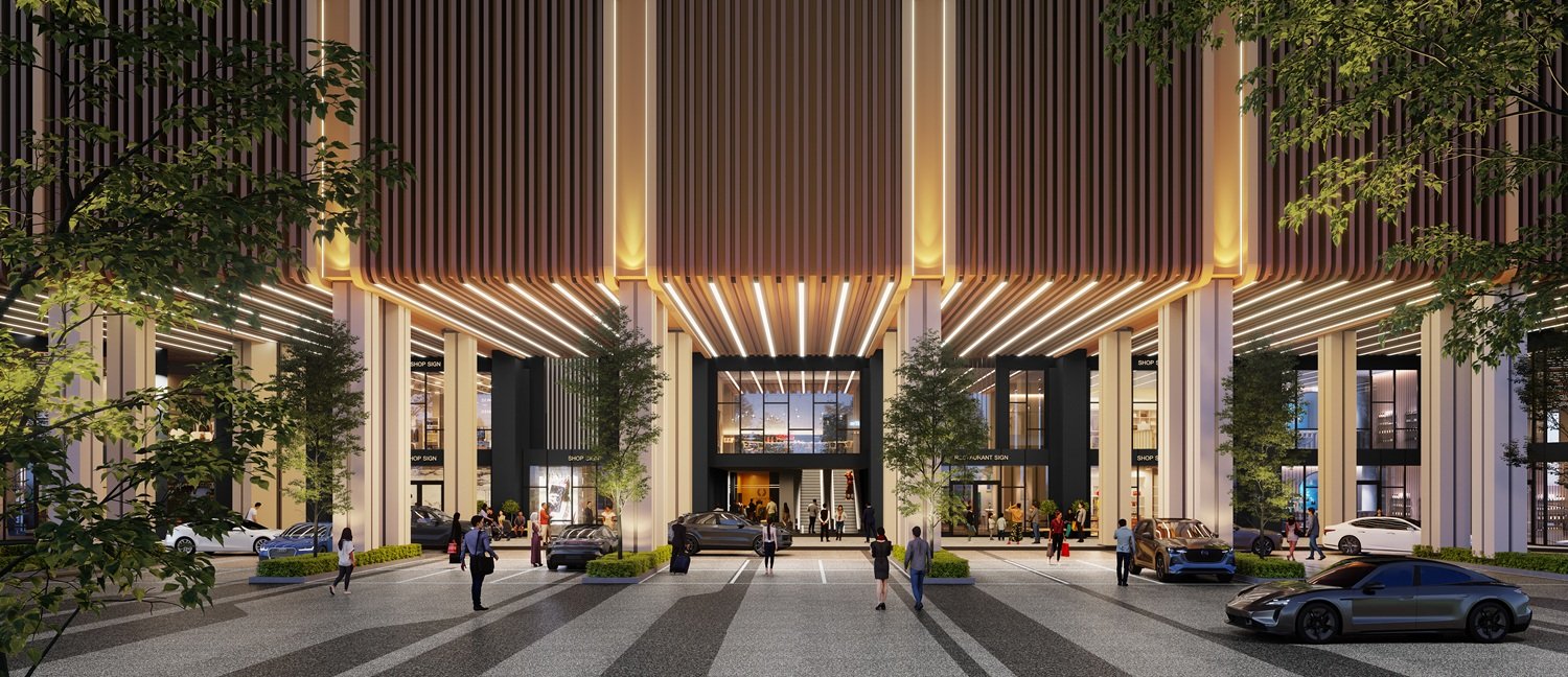 Artist's impression of the retail podium at Causewayz Square @ JBCC, Johor Bahru