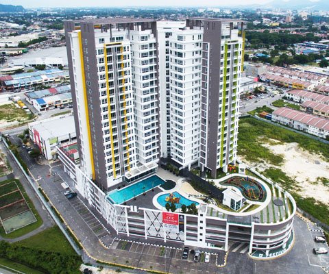 大楼鸟瞰图, D'Festivo Residences