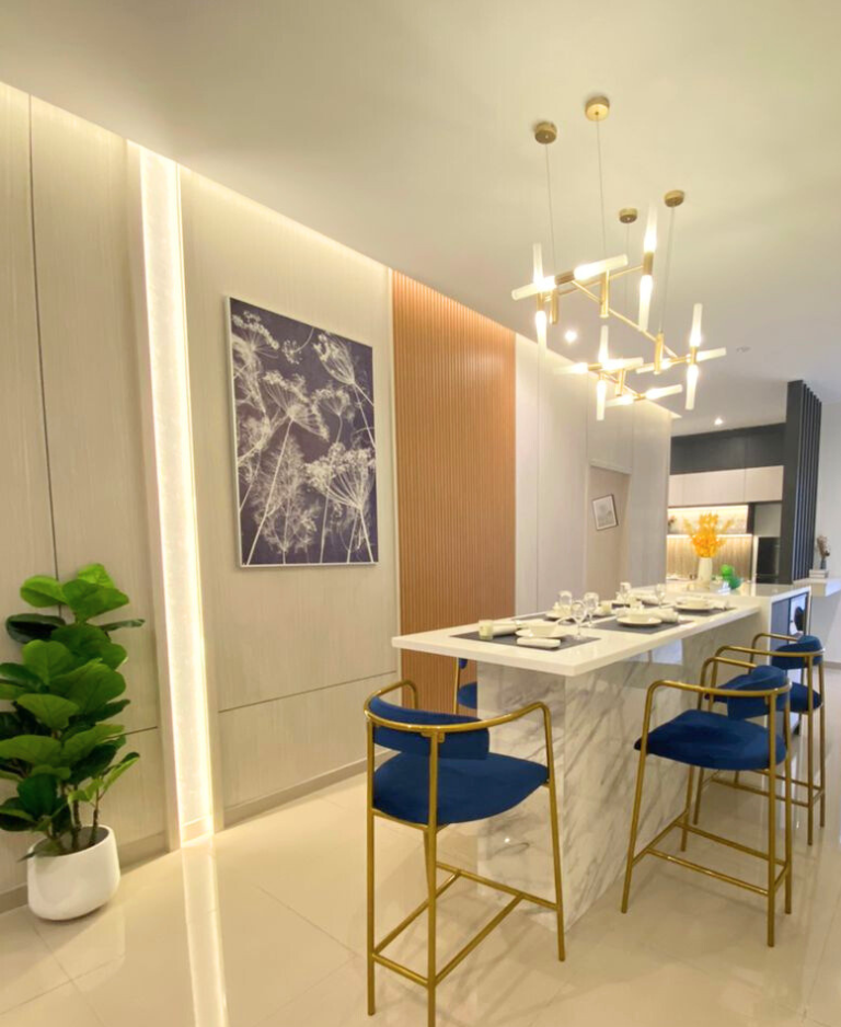 Ruang makan unit 3 bilik tidur di KSL Lakeview @ Ponderosa