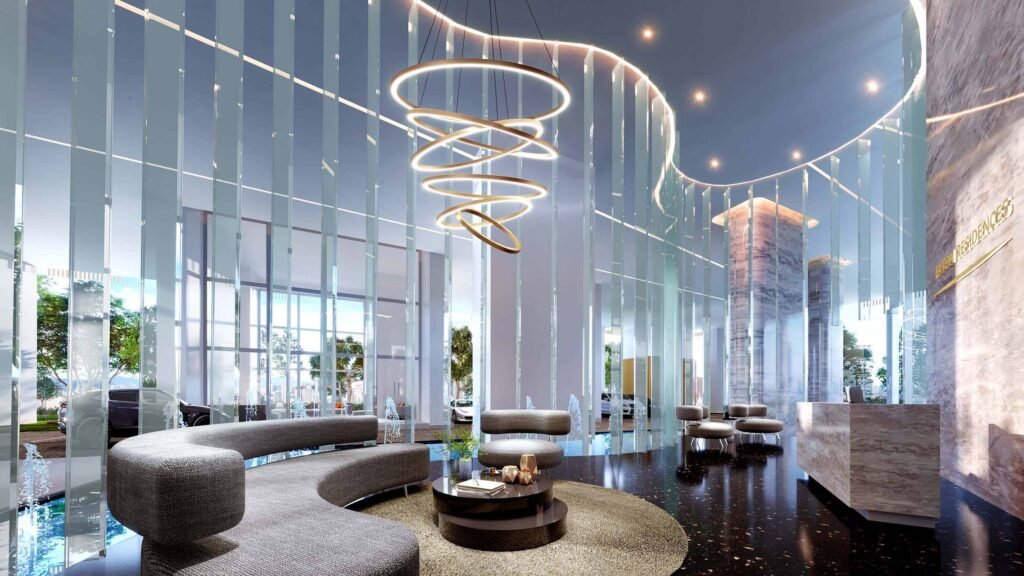 Grand lobby, Eaton Residences