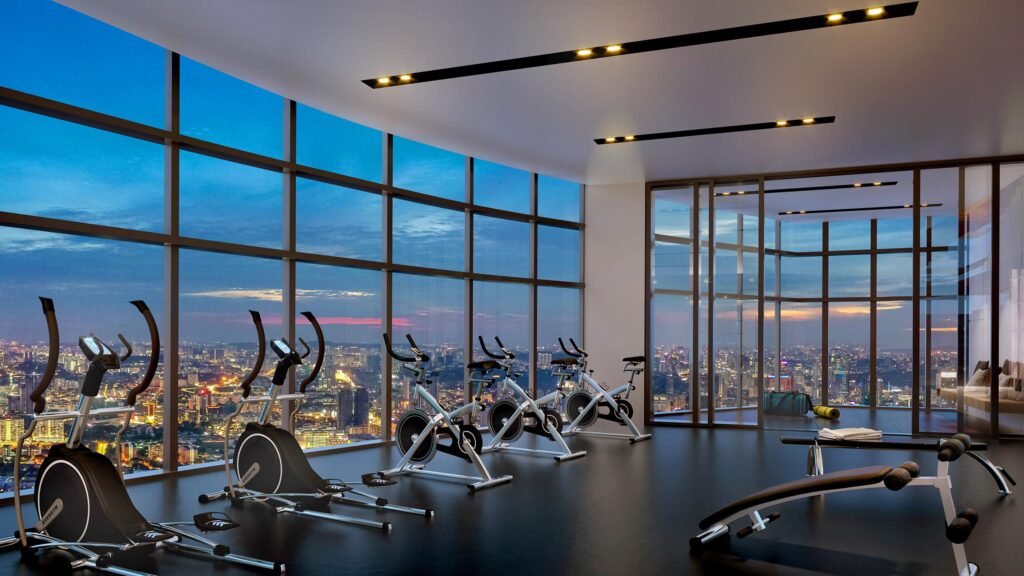 Sky gym, Eaton Residences