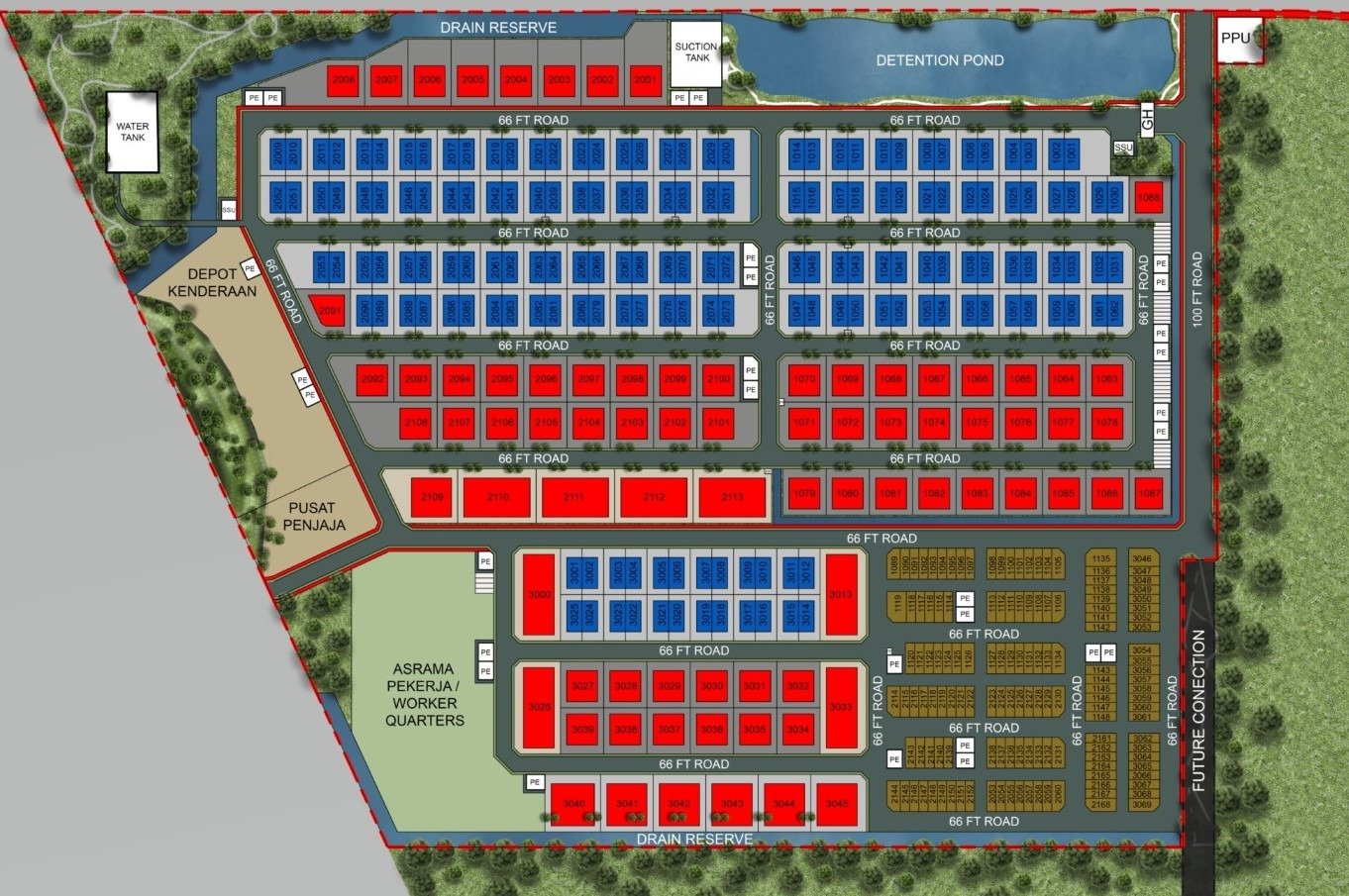 Rencana tapak Genting Industrial City, Batu Pahat