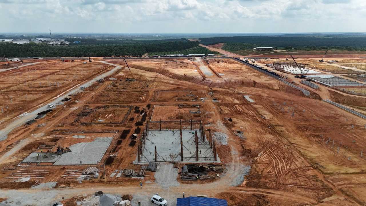 Progres lokasi di Genting Industrial City, Desember 2024