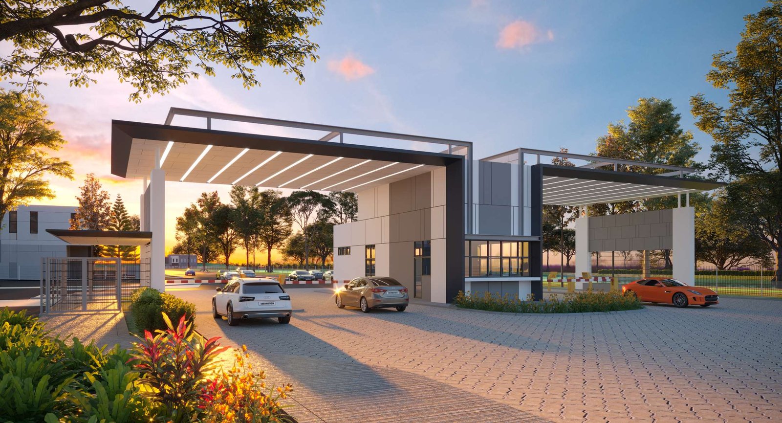 Pintu masuk Genting Industrial City, Genting Pura Kencana, Batu Pahat