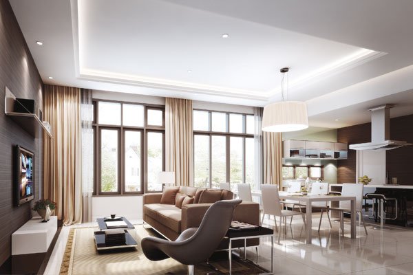 5C1型客厅, Grey Stones @ Adda Heights