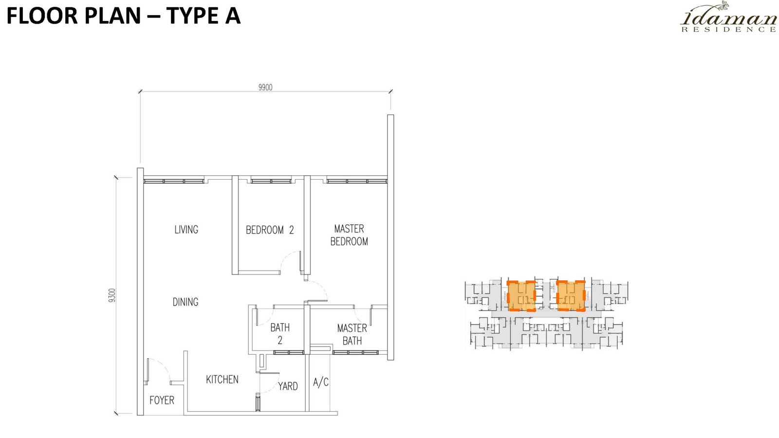 Idaman Residence @ Nusa Idaman – Pelan lantai