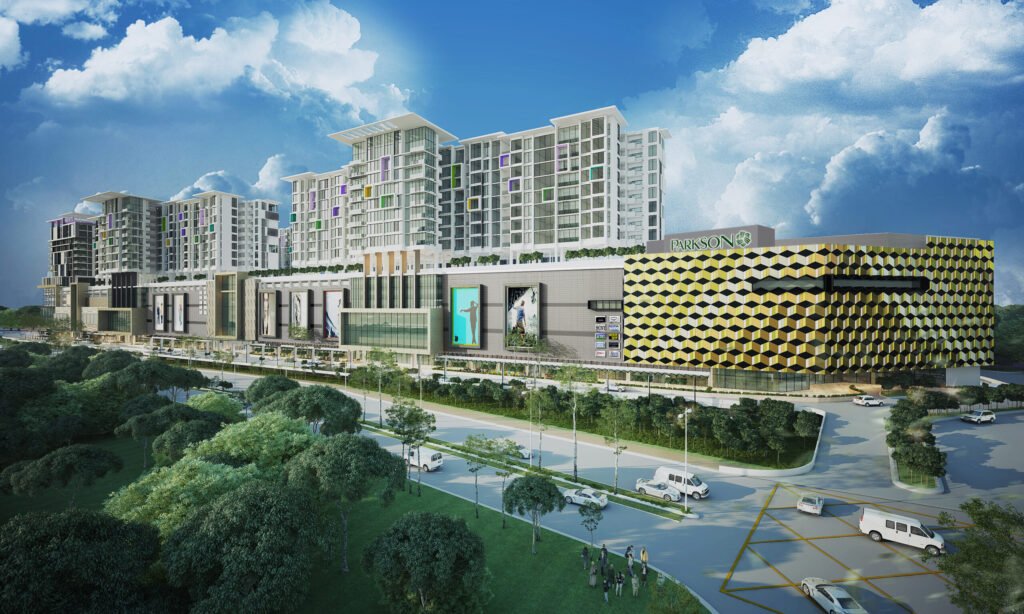 Aerial view of Vivacity Megamall, Jazz Suites @ Vivacity