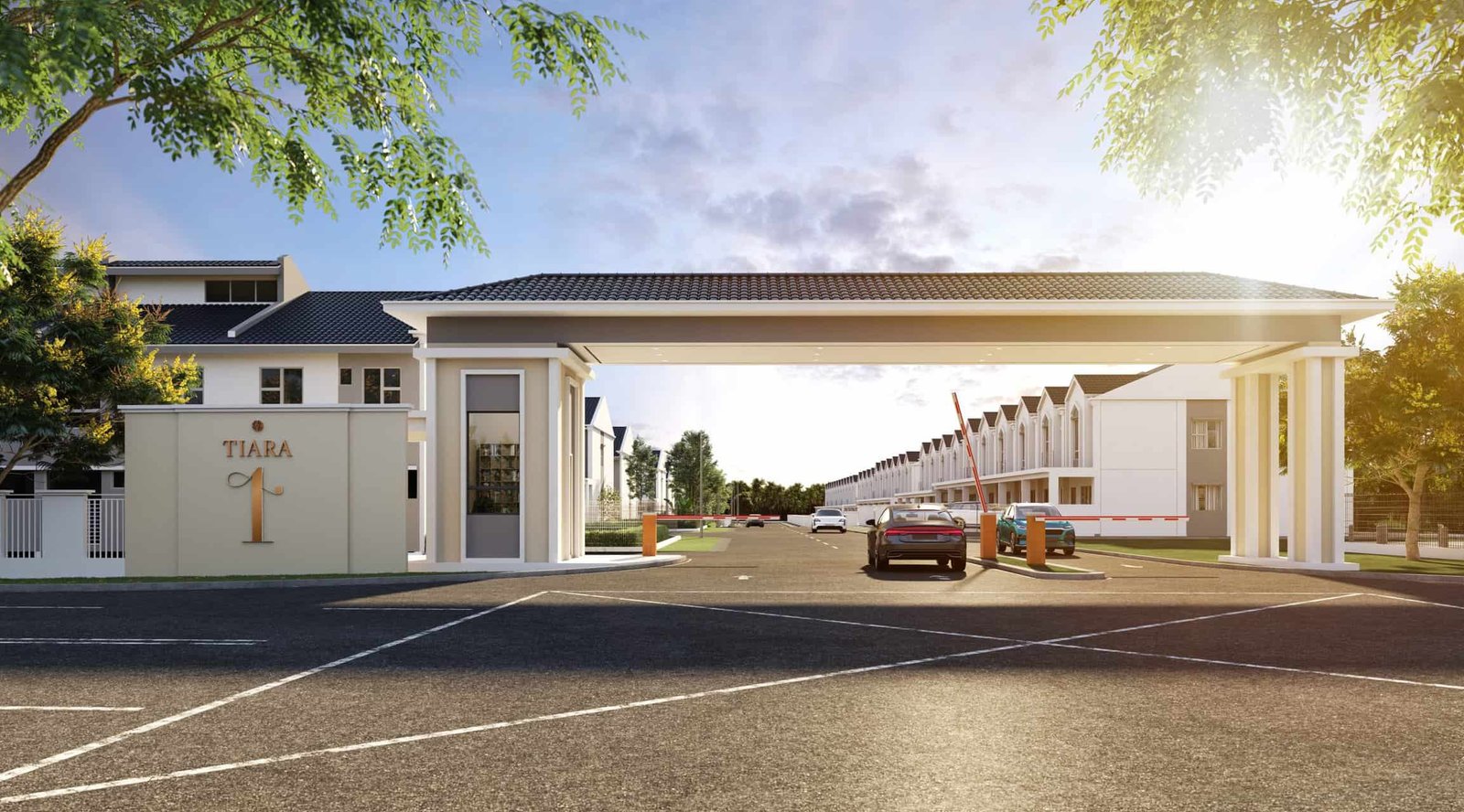 Artist's impression of the entrance at M Tiara, Skudai
