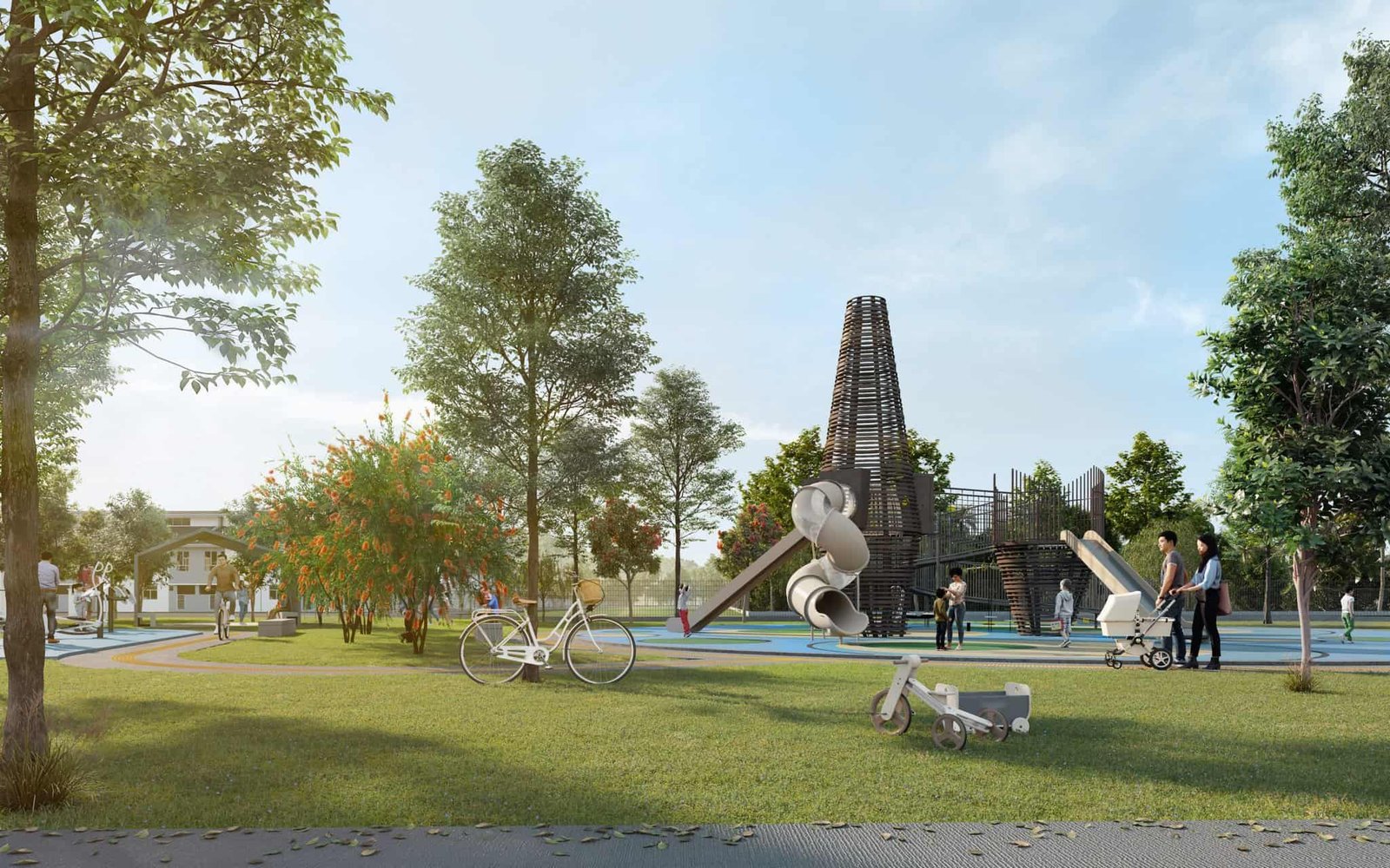 Artist's impression of the playground at M Tiara, Skudai