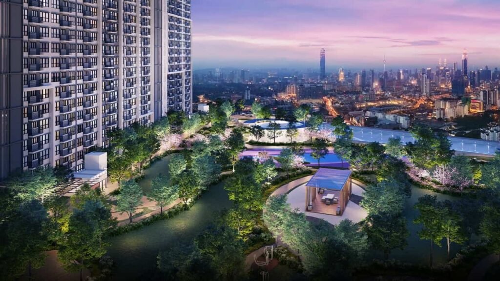 M Vertica towers exterior view