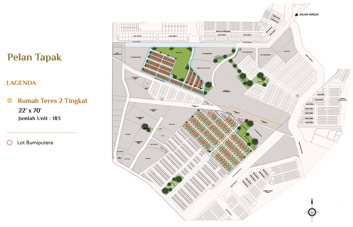 Master plan of Taman Pulai Bestari
