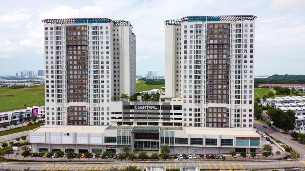One Sentral Serviced Residence towers, Nusa Sentral, Iskandar Puteri