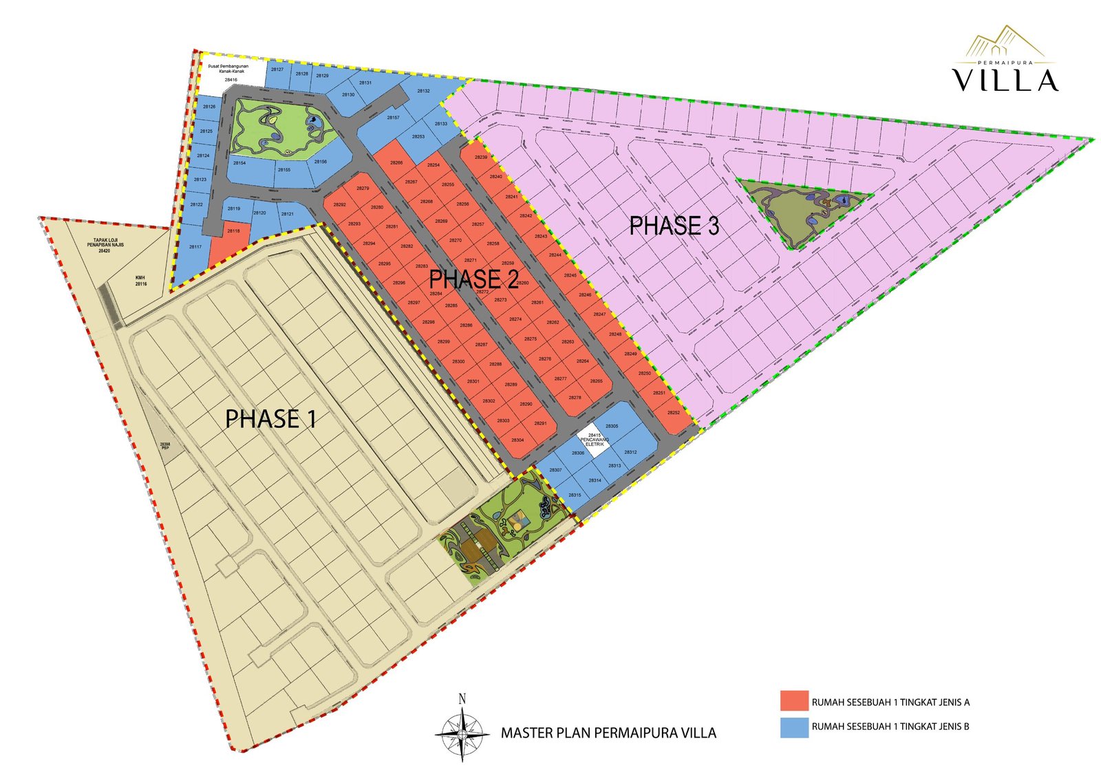 Permaipura Villa – Master plan