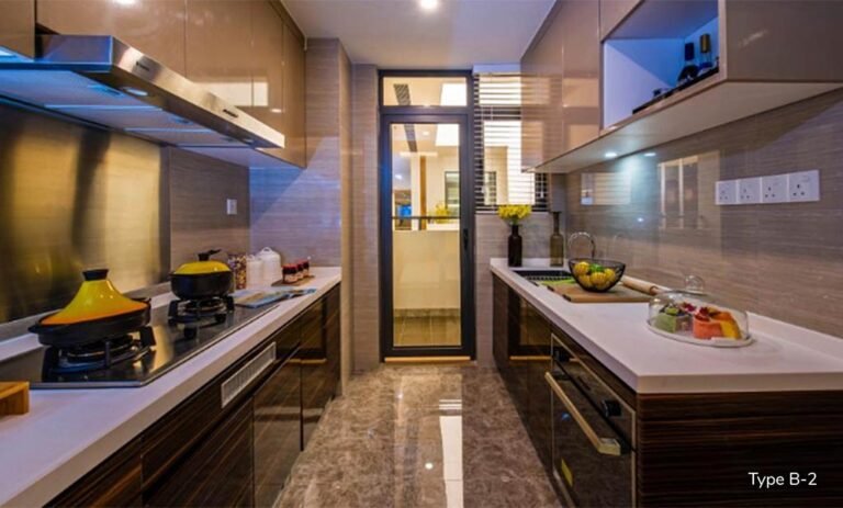 Type B show unit kitchen, R&F Princess Cove Phase 2