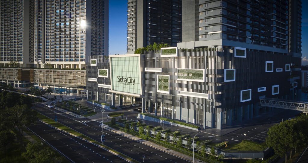 Pandangan udara, Setia City Residences