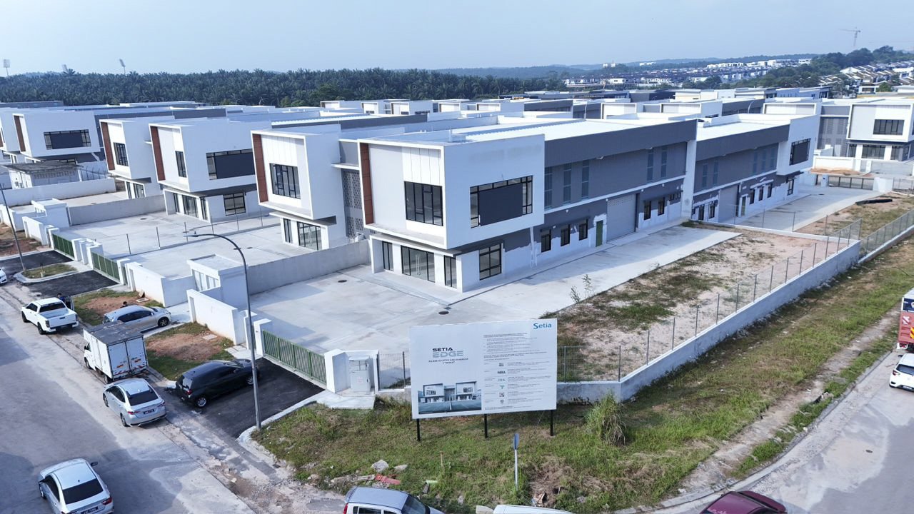 Setia Edge site progress: final defect rectification and painting work in progress as at 1 September 2026