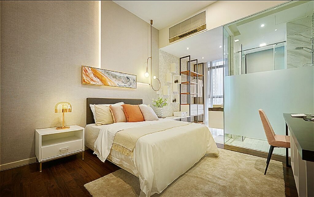 Bilik tidur unit pameran, Setia V Residences