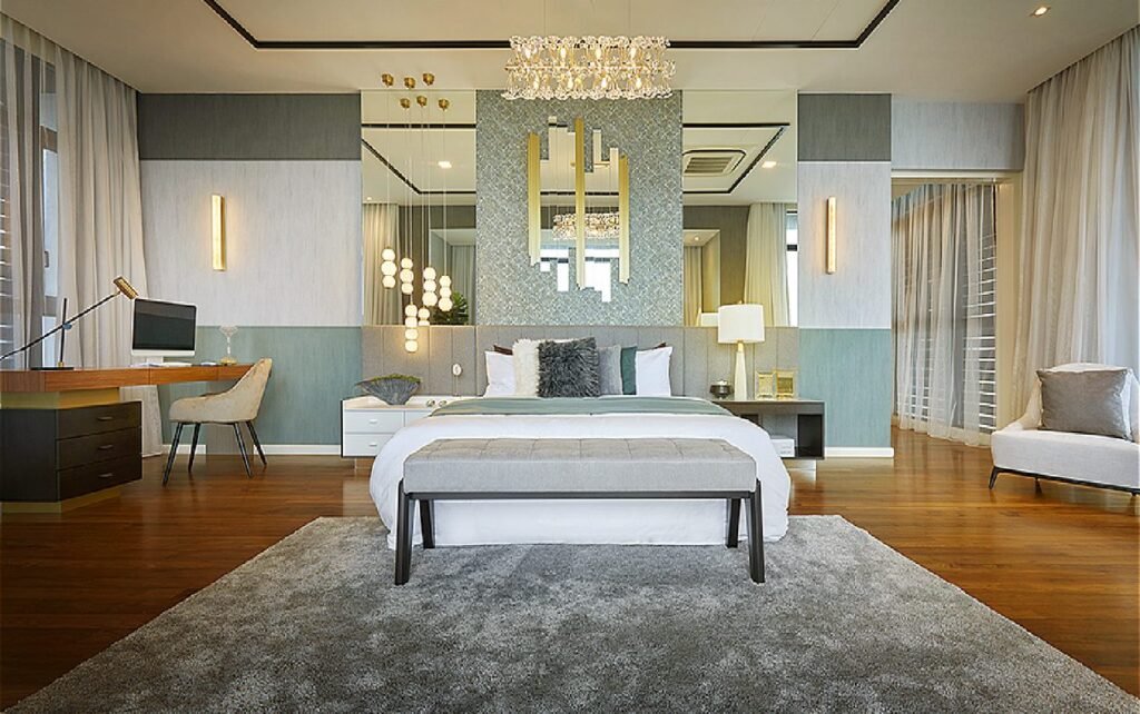 Bilik tidur utama unit pameran, Setia V Residences