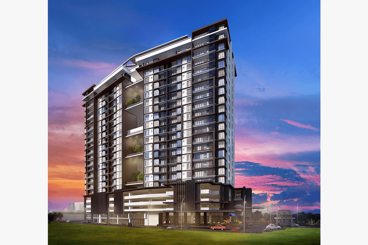 兵南邦 Kobusak 的 SkyVue Residence 大楼