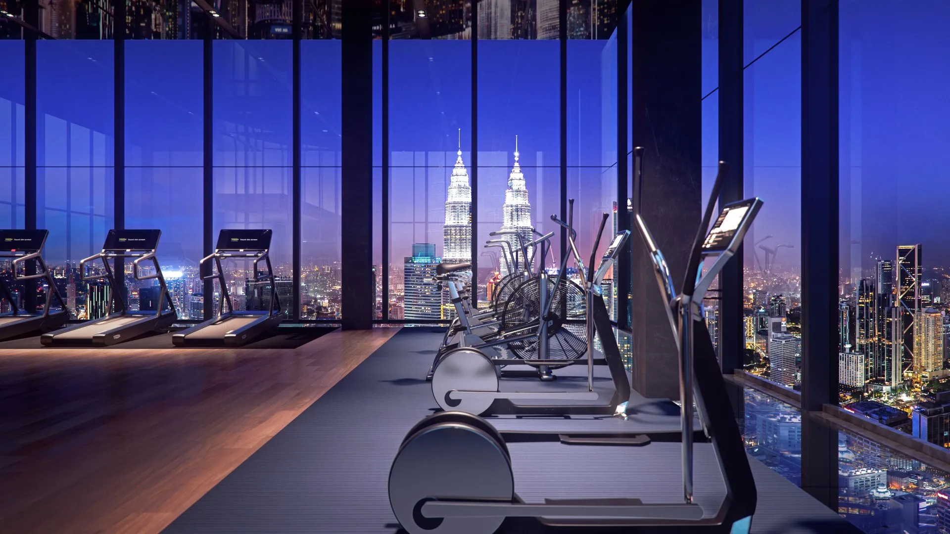 Gimnasium langit Core Residence at TRX, aras 50