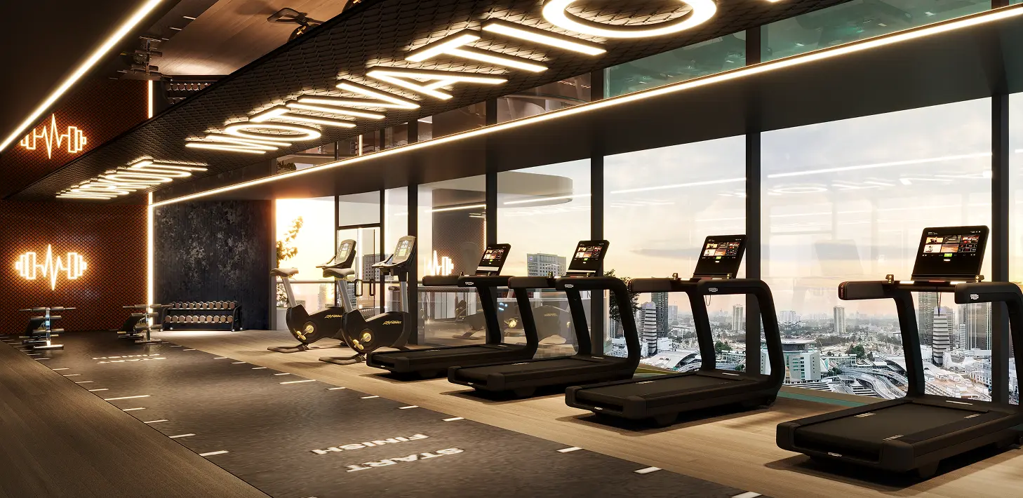 Skyline One Sentosa gymnasium, artist's impression