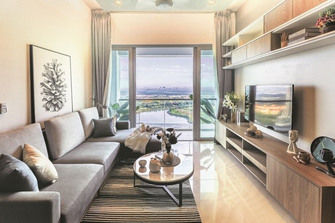 Type A1 living room, Southern Marina Residences