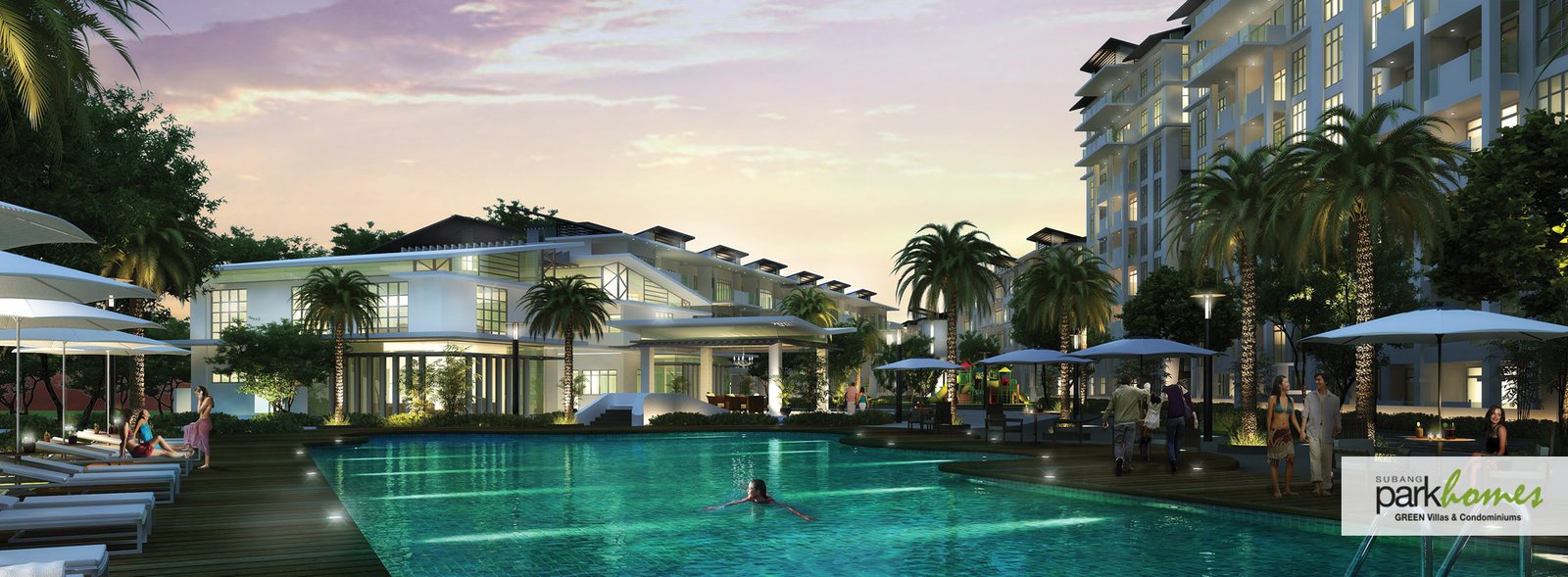 Subang Parkhomes low-rise villas and condominium blocks, SS19 Subang Jaya