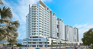 Menara pada waktu siang, Summerton Condominium