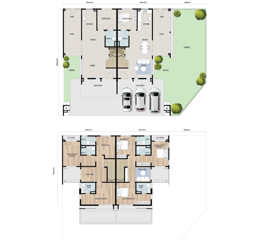 Sunway Maple Residence – Type Aura floor plan
