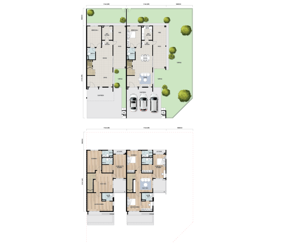 Sunway Maple Residence – Type Bora floor plan