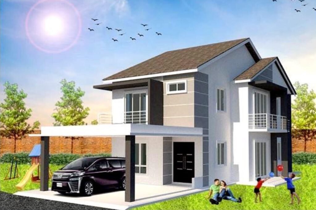Double-storey bungalow, type A, Taman Hijrah 5