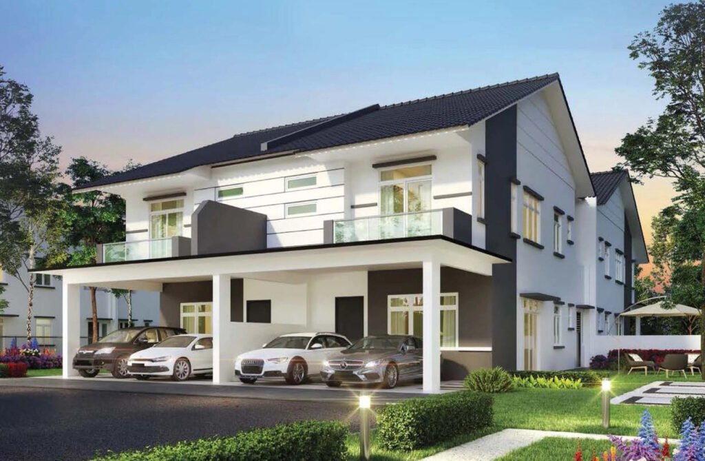Rumah presint Crystal di Bandar Putra, Taman Lagenda Putra