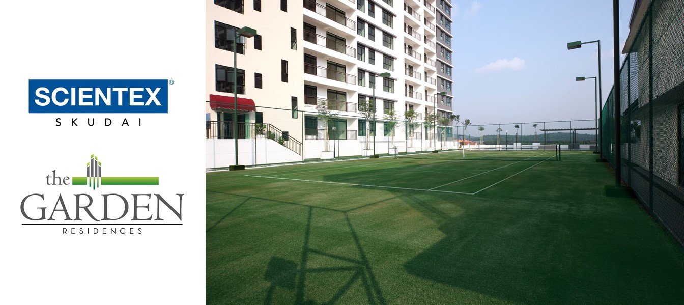 The Garden Residences lawn and courts