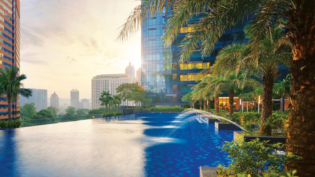 日落时的无边际标准泳池, The Ritz-Carlton Residences Kuala Lumpur