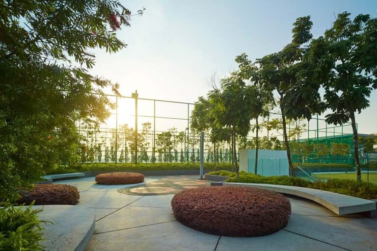 Garden deck, The Westside One