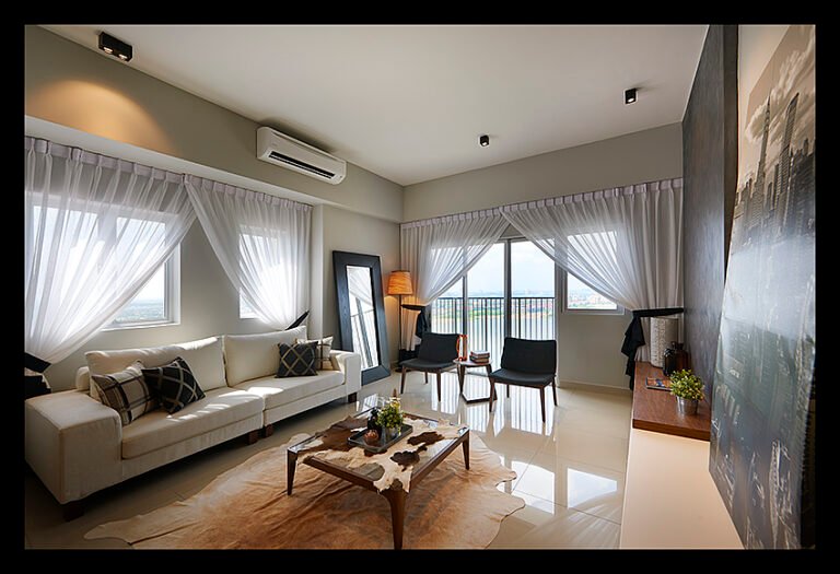 Ruang tamu berperabot, The Wharf Residence