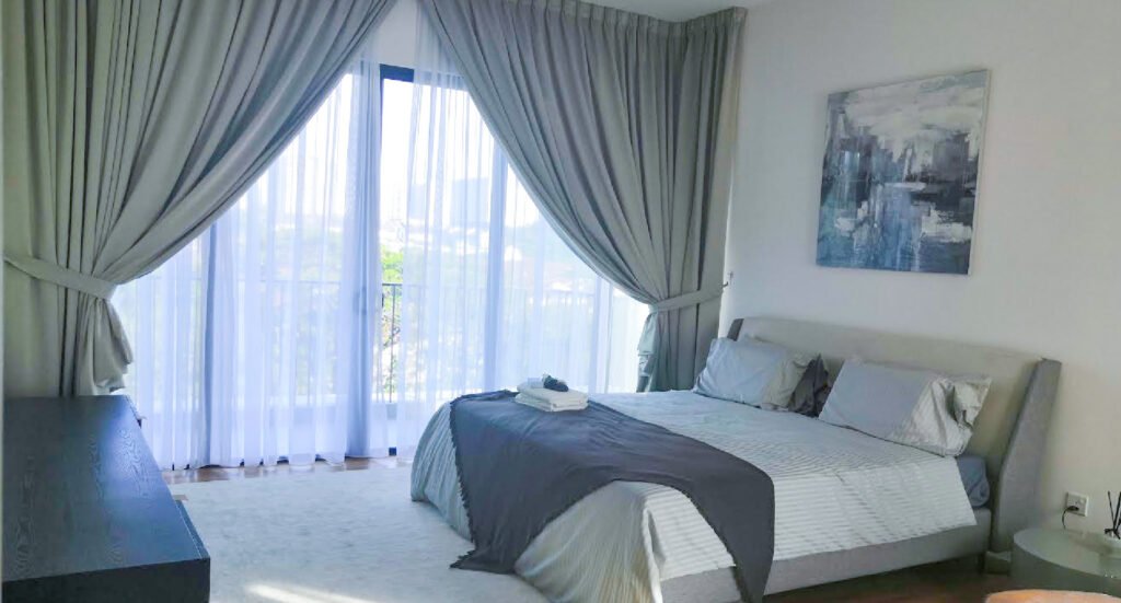Bilik tidur rumah pameran, Twin Palms