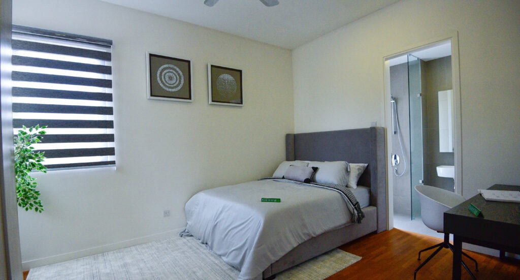 Bilik tidur rumah pameran, Twin Palms