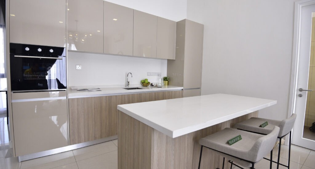 Dapur rumah pameran, Twin Palms