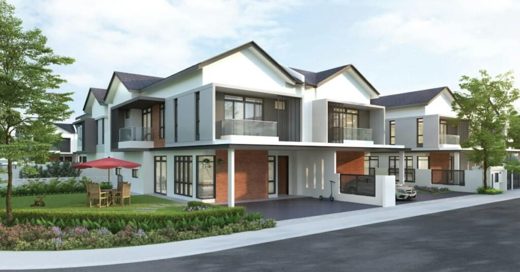 Fasad rumah Jenis B, Aspira Gardens